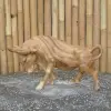 Product image 11 of the product “Walk bull head down made from suar wood, 30cm Height and 50cm Length ”